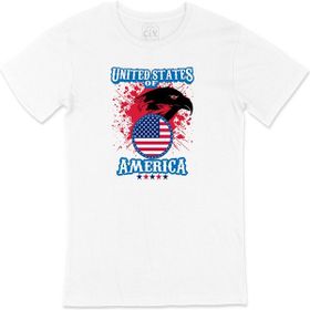 Cix United States Of America Beyaz T-shirt