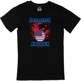 Cix United States Of America Siyah T-shirt