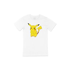 Cix Utangaç Pikachu Beyaz T-shirt