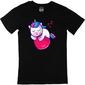 Cix Uykucu Unicorn Siyah T-shirt