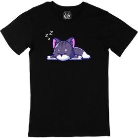 Cix Uyuyan Kedi Siyah T-shirt