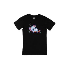 Cix Uyuyan Koala Siyah T-shirt