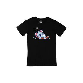 Cix Uyuyan Koala Siyah T-shirt