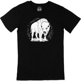 Cix Vahşi Bizonlu Siyah Erkek T-shirt