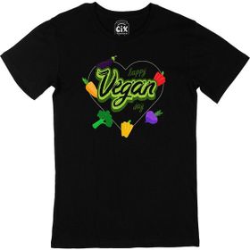 Cix Vegan Day Siyah T-shirt