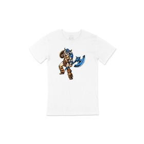 Cix Viking Baltalı Beyaz T-shirt