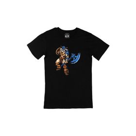 Cix Viking Baltalı Siyah T-shirt