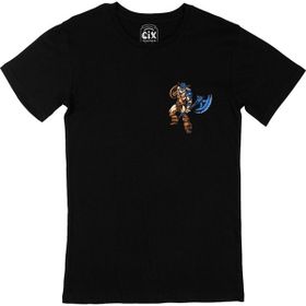 Cix Viking Baltalı Siyah T-shirt