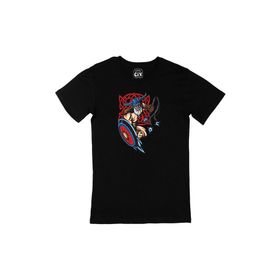 Cix Viking Gürz ve Kalkanlı Siyah T-shirt