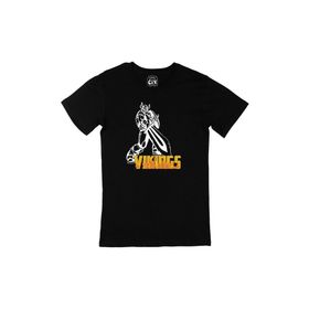 Cix Vikingler Kılınç ve Kalkan Siyah Erkek T-shirt