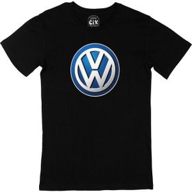 Cix Volkswagen Logolu Siyah Erkek T-shirt