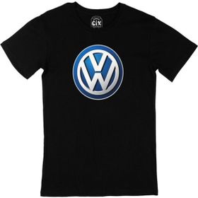 Cix Volkswagen Logolu Siyah Erkek T-shirt