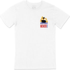 Cix War Never Changes Cep Logo Tasarımlı Beyaz Erkek T-shirt