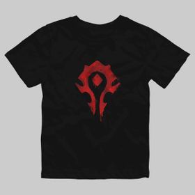 Cix Warcraft Kırmızı Logolu Siyah Erkek T-shirt