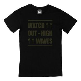 Cix Watch Out High Wawes Siyah T-shirt