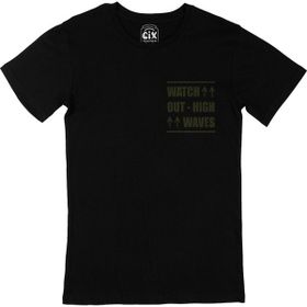 Cix Watch Out High Wawes Siyah T-shirt