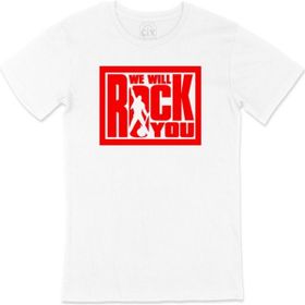 Cix We Will Rock You Beyaz Erkek T-shirt