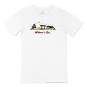 Cix Welcome To Asia Beyaz T-shirt