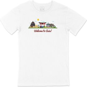 Cix Welcome To Asia Beyaz T-shirt