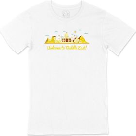 Cix Welcome To Middle East Beyaz T-shirt