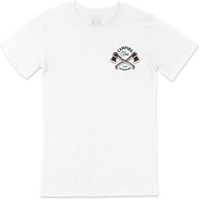 Cix Wild Adventure Cep Logo Tasarımlı Beyaz Erkek T-shirt