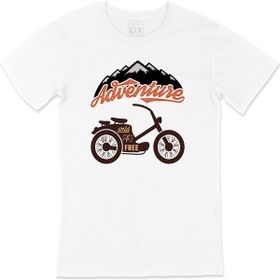 Cix Wild & Free Bisiklet Beyaz T-shirt