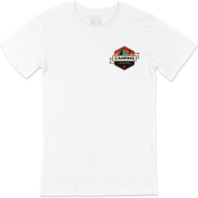 Cix Wild Life Camping Beyaz T-shirt