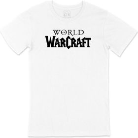 Cix World Of Warcraft Yazılı Beyaz T-shirt