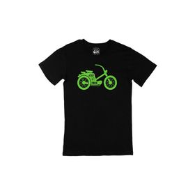 Cix Yeşil Bisiklet Siyah T-shirt