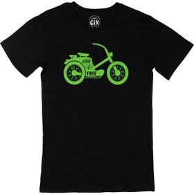 Cix Yeşil Bisiklet Siyah T-shirt