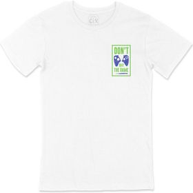 Cix Yeşil Don't Quit The Game Beyaz T-shirt