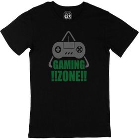 Cix Yeşil Gaming Zone Siyah T-shirt