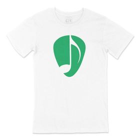Cix Yeşil Nota Beyaz T-shirt