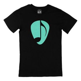 Cix Yeşil Nota Siyah T-shirt