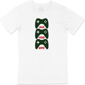 Cix Yeşil Own Your Game Beyaz Renkli Erkek T-shirt
