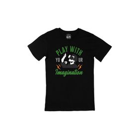 Cix Yeşil Play Your Imagination Siyah T-shirt
