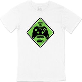 Cix Yeşil Start The Mission Beyaz T-shirt