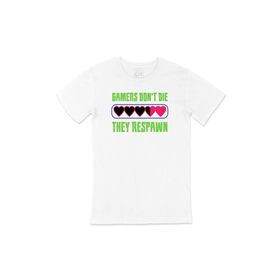 Cix Yeşil They Respawn Beyaz T-shirt