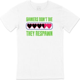 Cix Yeşil They Respawn Beyaz T-shirt