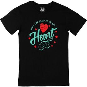 Cix Yeşil You Are Always In My Heart Siyah T-shirt