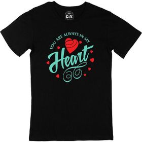 Cix Yeşil You Are Always In My Heart Siyah T-shirt