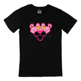Cix Yorgun Pembe Panter Siyah T-shirt