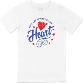 Cix You Are Always In My Heart Beyaz T-shirt