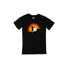 Cix Yürüyüş Yapan Erkek Siyah T-shirt