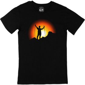 Cix Yürüyüş Yapan Erkek Siyah T-shirt