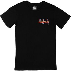 Cix Zombies Cep Logo Tasarımlı Siyah T-shirt