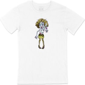 Cix Zombies Girl Beyaz T-shirt
