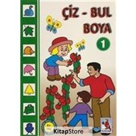 Çiz - Bul Boya 1 Kollektif Nurdan Yayınları