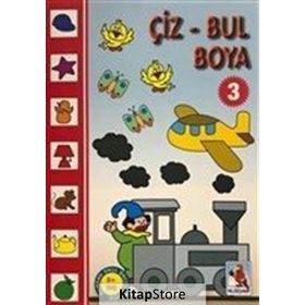 Çiz - Bul Boya 3 Kollektif Nurdan Yayınları