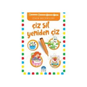 Çiz Sil Yeniden Çiz Turuncu Kitap) - Martı Çocuk Yayınları
